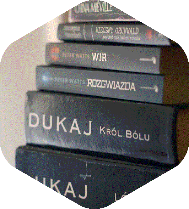Kilka książek z domowej biblioteczki