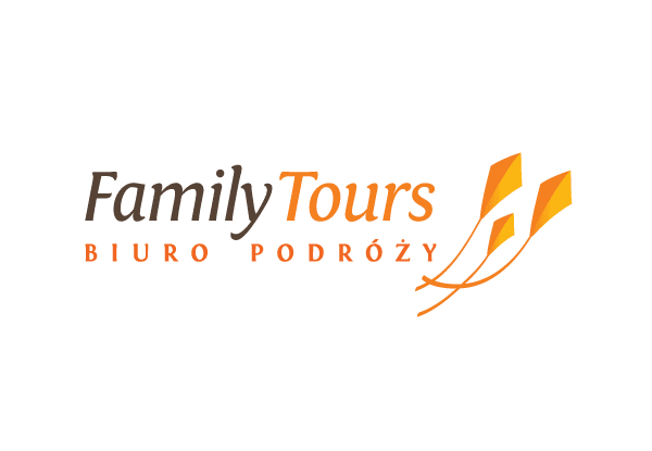 Projekty logotypów, widok Family Tours