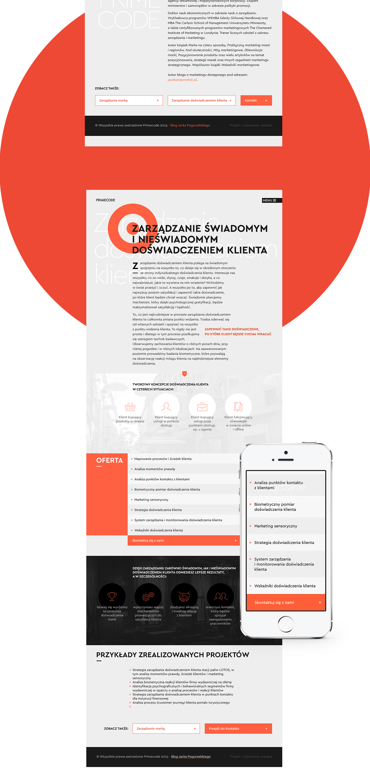 Primecode website on desktop & mobile